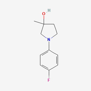 1-(4-Fluorophenyl)-3-methylpyrrolidin-3-ol