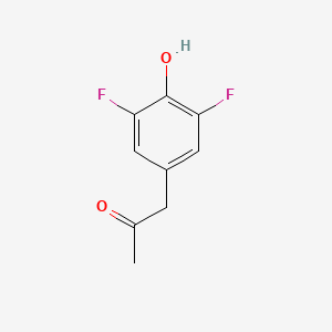 molecular formula C9H8F2O2 B1358891 1-(3,5-Difluoro-4-hydroxyphenyl)propan-2-one 
