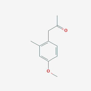 molecular formula C11H14O2 B1358897 1-(4-Methoxy-2-methylphenyl)propan-2-one CAS No. 16882-24-9