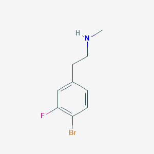 [2-(4-Bromo-3-fluorophenyl)ethyl](methyl)amine