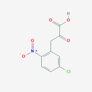 3-(5-Chloro-2-nitrophenyl)-2-oxopropanoic acid