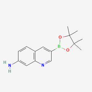 3-(4,4,5,5-Tetramethyl-1,3,2-dioxaborolan-2-yl)quinolin-7-amine