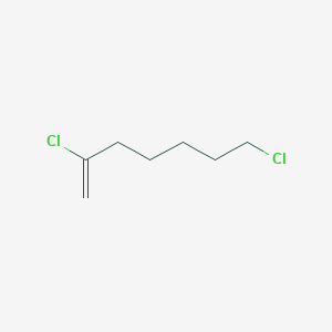 molecular formula C7H12Cl2 B1358904 2,7-二氯-1-庚烯 CAS No. 485320-12-5
