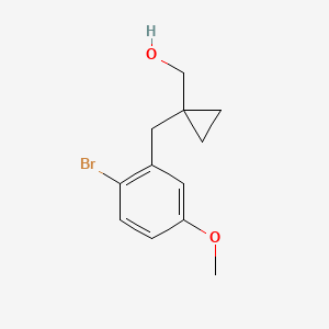 (1-(2-Bromo-5-methoxybenzyl)cyclopropyl)methanol