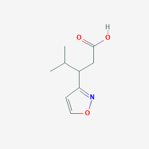 4-Methyl-3-(1,2-oxazol-3-yl)pentanoicacid