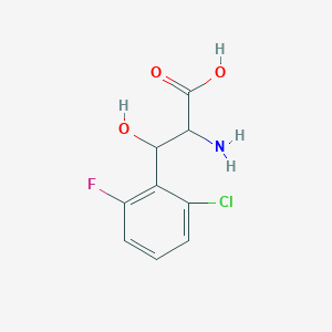 2-Amino-3-(2-chloro-6-fluorophenyl)-3-hydroxypropanoic acid