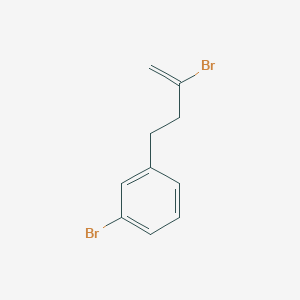 molecular formula C10H10Br2 B1358907 2-溴-4-(3-溴苯基)-1-丁烯 CAS No. 485320-32-9