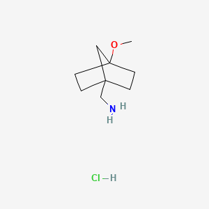 1-{4-Methoxybicyclo[2.2.1]heptan-1-yl}methanaminehydrochloride