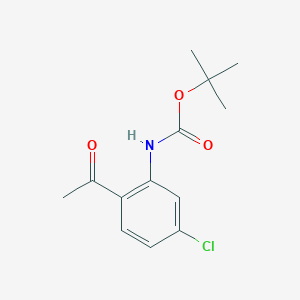 Tert-butyl N-(2-acetyl-5-chlorophenyl)carbamate