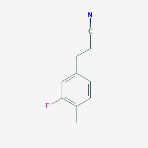 3-(3-Fluoro-4-methylphenyl)propanenitrile