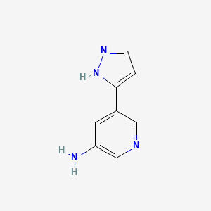 5-(1H-pyrazol-3-yl)pyridin-3-amine