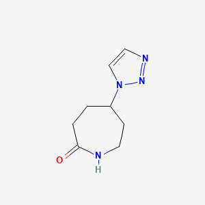 5-(1h-1,2,3-Triazol-1-yl)azepan-2-one