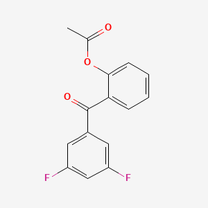2-Acetoxy-3',5'-difluorobenzophenone