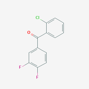 molecular formula C13H7ClF2O B1358993 2-Chloro-3',4'-difluorobenzophenone CAS No. 951889-91-1
