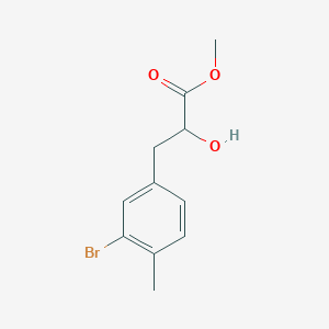 Methyl 3-(3-bromo-4-methylphenyl)-2-hydroxypropanoate