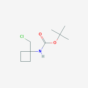 tert-butylN-[1-(chloromethyl)cyclobutyl]carbamate