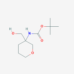 tert-butylN-[3-(hydroxymethyl)oxan-3-yl]carbamate