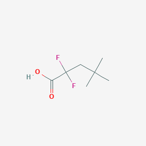 2,2-Difluoro-4,4-dimethylpentanoic acid