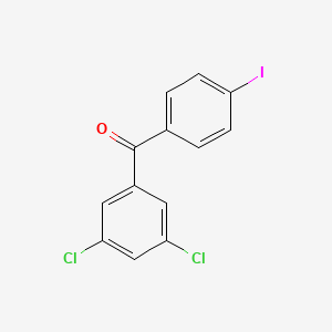 molecular formula C13H7Cl2IO B1359012 3,5-Dichloro-4'-iodobenzophenone CAS No. 951891-62-6