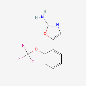 5-(2-(Trifluoromethoxy)phenyl)oxazol-2-amine