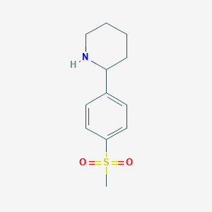 2-(4-Methanesulfonylphenyl)piperidine