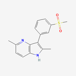 3-(3-methanesulfonylphenyl)-2,5-dimethyl-1H-pyrrolo[3,2-b]pyridine