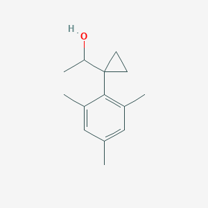 1-[1-(2,4,6-Trimethylphenyl)cyclopropyl]ethan-1-ol