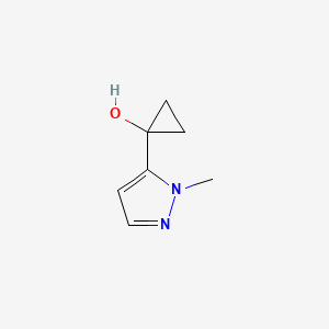 1-(1-methyl-1H-pyrazol-5-yl)cyclopropan-1-ol