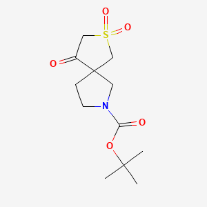 Tert-butyl2,2,4-trioxo-2lambda6-thia-7-azaspiro[4.4]nonane-7-carboxylate