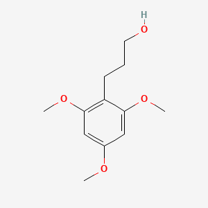 molecular formula C12H18O4 B13590307 3-(2,4,6-Trimethoxyphenyl)propan-1-ol 