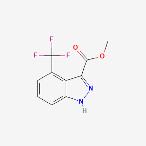 methyl4-(trifluoromethyl)-1H-indazole-3-carboxylate