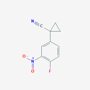 1-(4-Fluoro-3-nitrophenyl)cyclopropanecarbonitrile