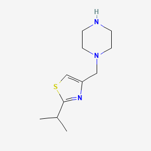 2-Isopropyl-4-(piperazin-1-ylmethyl)thiazole