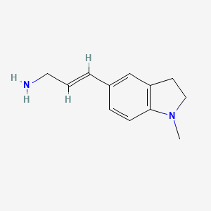 3-(1-Methylindolin-5-yl)prop-2-en-1-amine