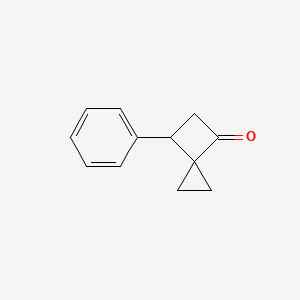 molecular formula C12H12O B13590397 6-Phenylspiro[2.3]hexan-4-one 