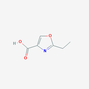 molecular formula C6H7NO3 B1359044 2-Ethyl-1,3-oxazole-4-carboxylic acid CAS No. 75395-42-5