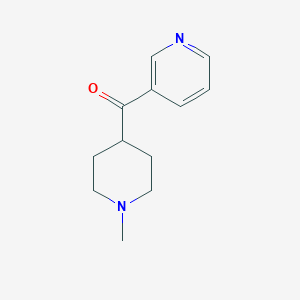 molecular formula C12H16N2O B1359046 Methanone, (1-methyl-4-piperidinyl)-3-pyridinyl- 