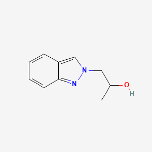 molecular formula C10H12N2O B13590475 1-(2H-indazol-2-yl)propan-2-ol 