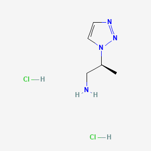 (2S)-2-(1H-1,2,3-triazol-1-yl)propan-1-aminedihydrochloride