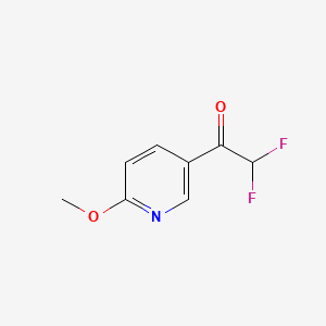 2,2-Difluoro-1-(6-methoxypyridin-3-yl)ethan-1-one