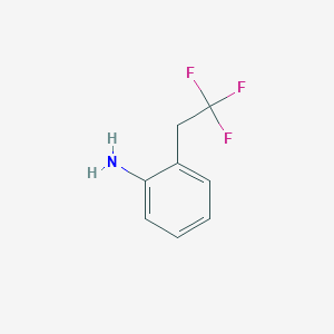 molecular formula C8H8F3N B1359053 2-(2,2,2-三氟乙基)苯胺 CAS No. 57631-04-6