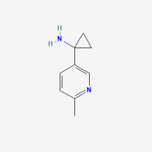 1-(6-Methylpyridin-3-YL)cyclopropan-1-amine