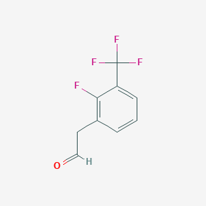 2-(2-Fluoro-3-(trifluoromethyl)phenyl)acetaldehyde