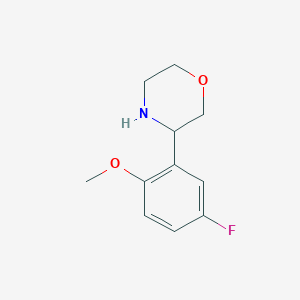 3-(5-Fluoro-2-methoxyphenyl)morpholine