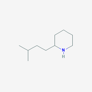 molecular formula C10H21N B1359064 2-(3-Methylbutyl)piperidine 