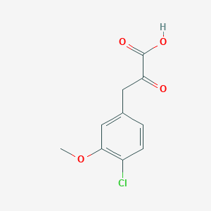 3-(4-Chloro-3-methoxyphenyl)-2-oxopropanoic acid