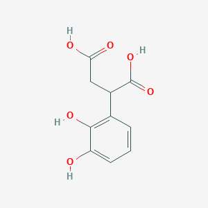 2-(2,3-Dihydroxyphenyl)butanedioic acid