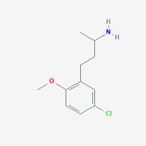 4-(5-Chloro-2-methoxyphenyl)butan-2-amine