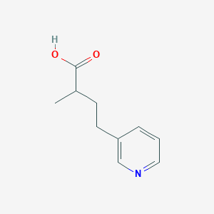 2-Methyl-4-(pyridin-3-yl)butanoic acid