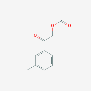 molecular formula C12H14O3 B1359073 2-(3,4-二甲苯基)-2-氧代乙酸乙酯 CAS No. 1134334-96-5